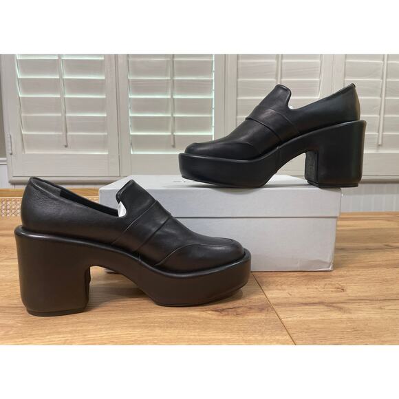 Clergerie Paris Devin Loafers Black Leather Agneau Noir Size 9.5 US 40 EU NIB - Picture 8 of 14